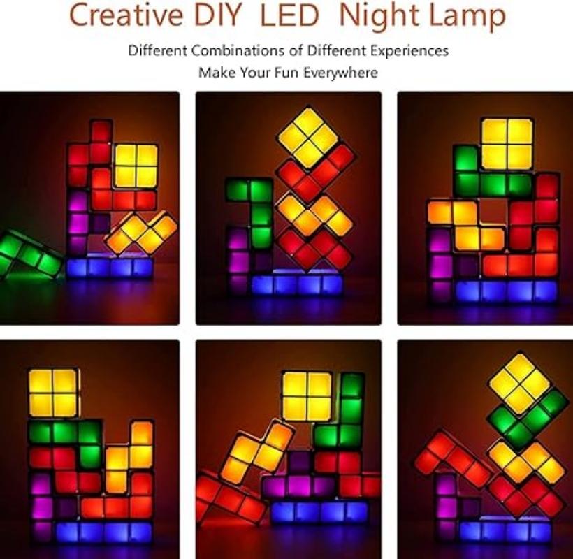 LED light-emitting Tetris lights