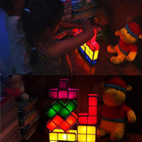 LED light-emitting Tetris lights