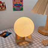 30%off Moon shape ambient light Night light Diameter 8 cm 10 cm 12 cm
