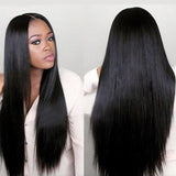50% OFF Black long straight wig