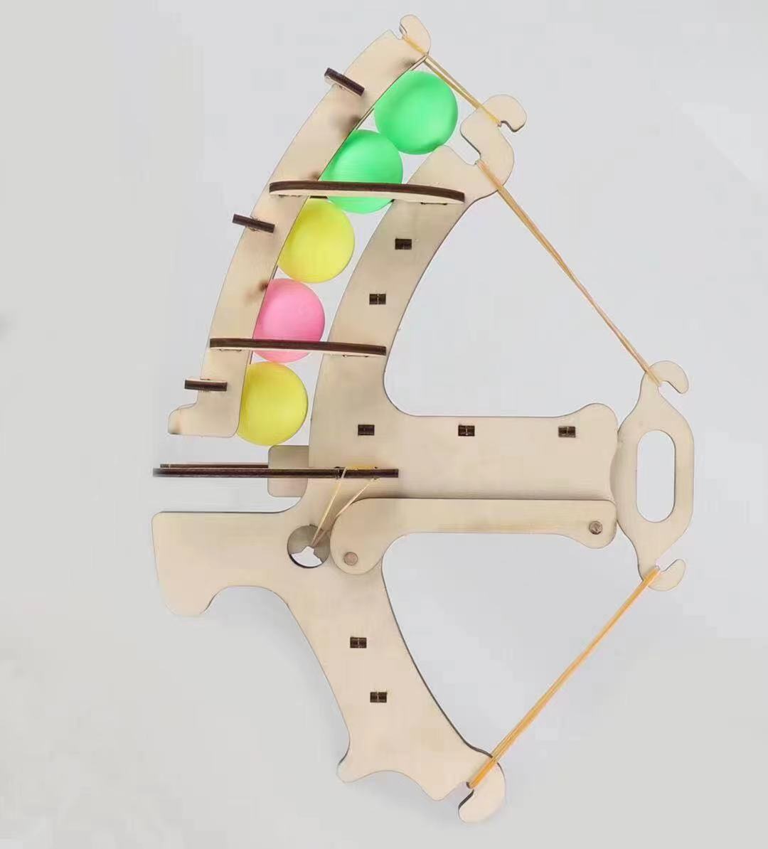 DIY Assembled Wooden Ping Pong Bow