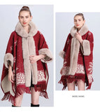 50% OFF Christmas snowflake simple design shawl cape