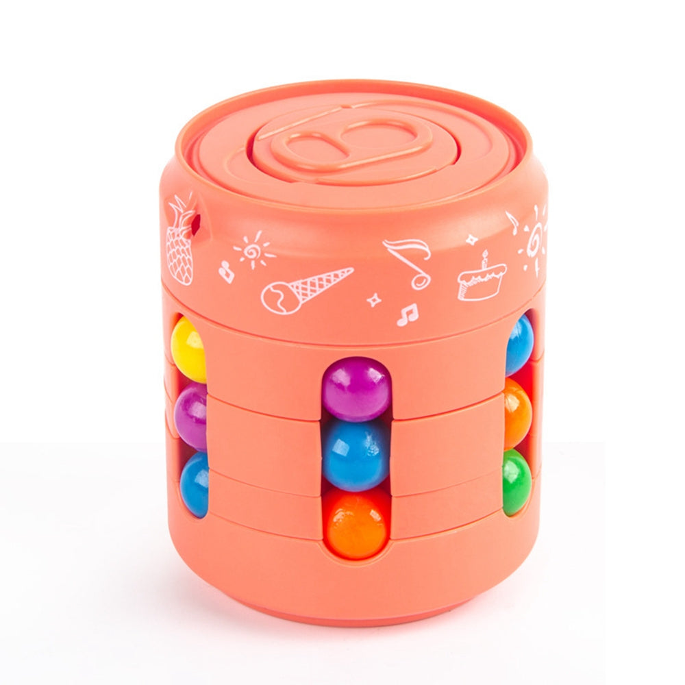 50% off Cans Bean Cube Funny Stress Reliever Rotating Fidget Can Sensory Reliever Stress Toys Puzzle Educational Toys for Kids Adults