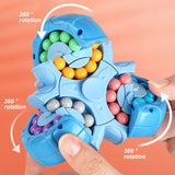 50% off Magic Cube Bean Cube Fingertip Gyro Rotating Decompression Fidget Toy Stress Relief Spin Bead Puzzles Education Game